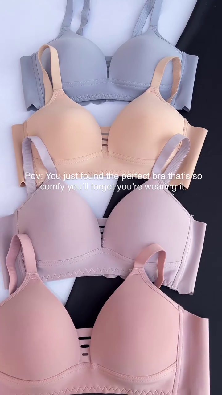 Dhamakaa Exclusive Sale Most comfortable,light padded and available in grey, pink, nude, purple.