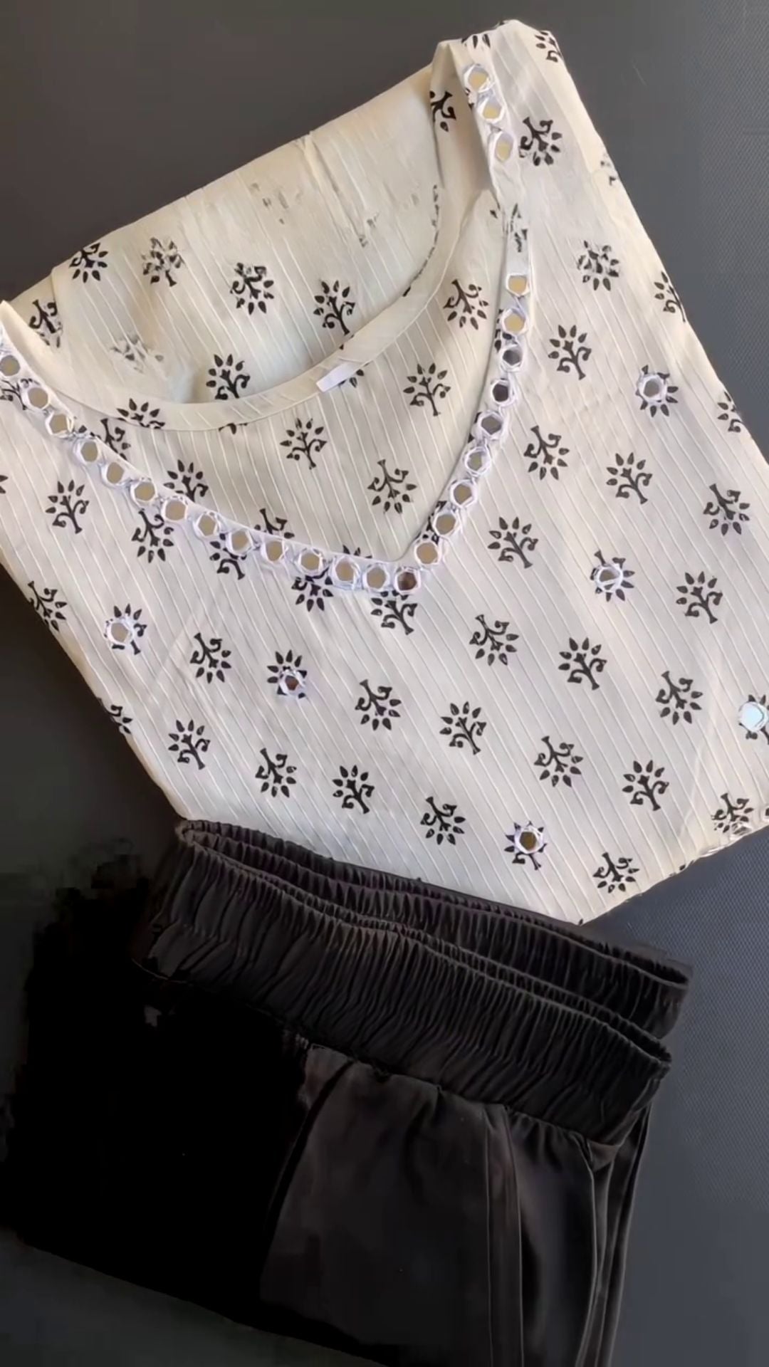 Festive Sp Most Trending Kurta Set White and Black