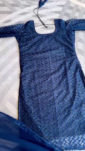 Dhamakaa Exclusive Sale Sequin Blue Designer Dress Set with Sequin work only 90/- 2AG2