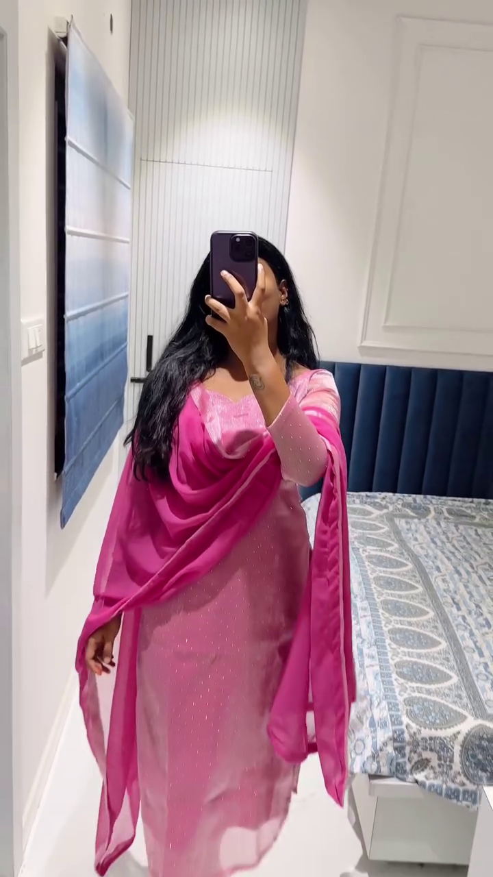 Dhamakaa Exclusive Sale Designer Pink Dress Set only