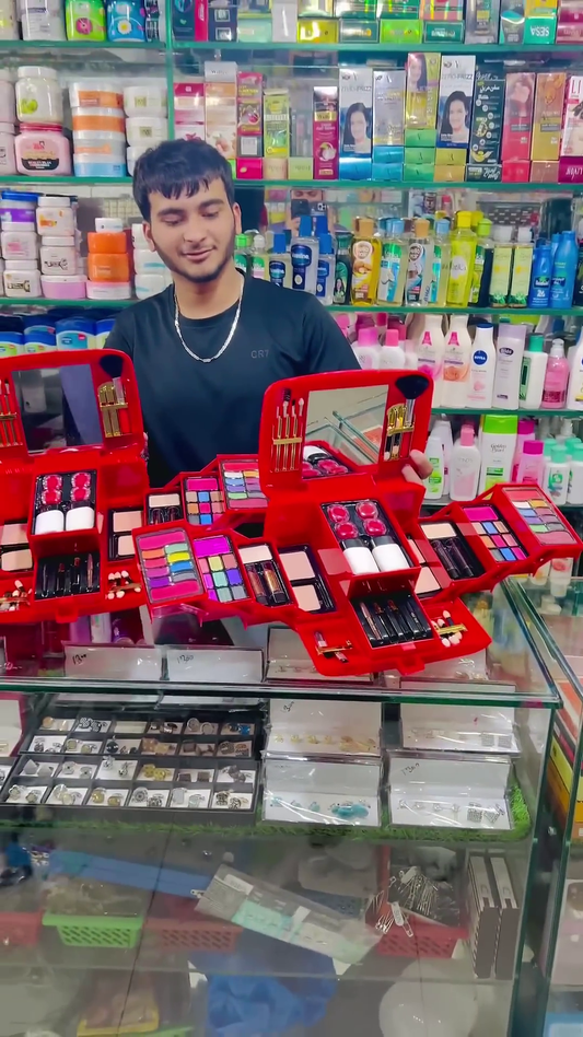 TOUR CASE Multi Usable Portable Makeup Kit with Mirror and Beauty Essentials Set ONLY 39 (19OCT1)