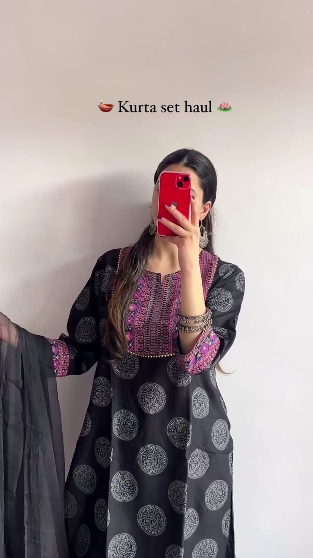 Festive Sp New Arrival Georgette Black Floral Dress