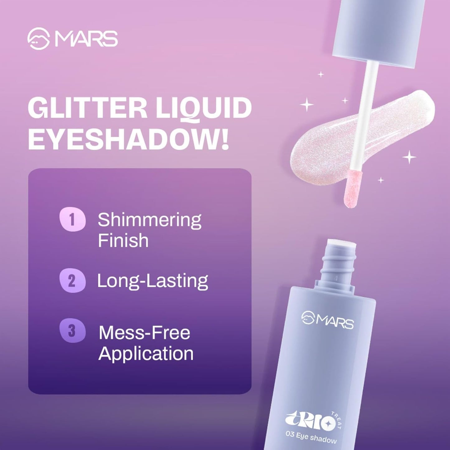 Dhamakaa Exclusive Sale MARS TRIO Treat 3-IN-1 Eye Makeup Kit with Eyeliner AK2(5JN)