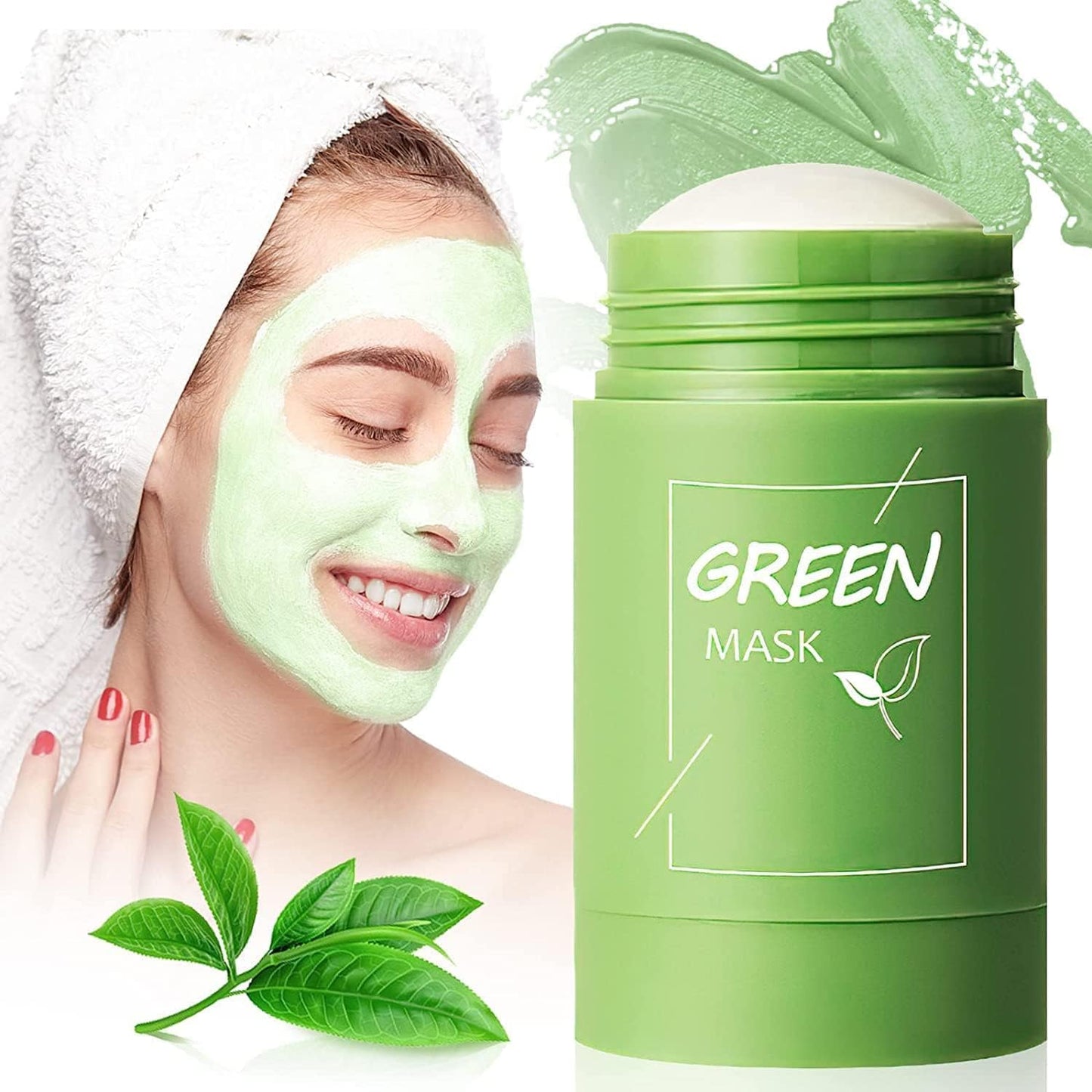 Dhamakaa Exclusive Sale Offer Green Tea Mask Stick | Deep Cleansing Face Mask for Hydrated and Clear Skin AK2(24M)