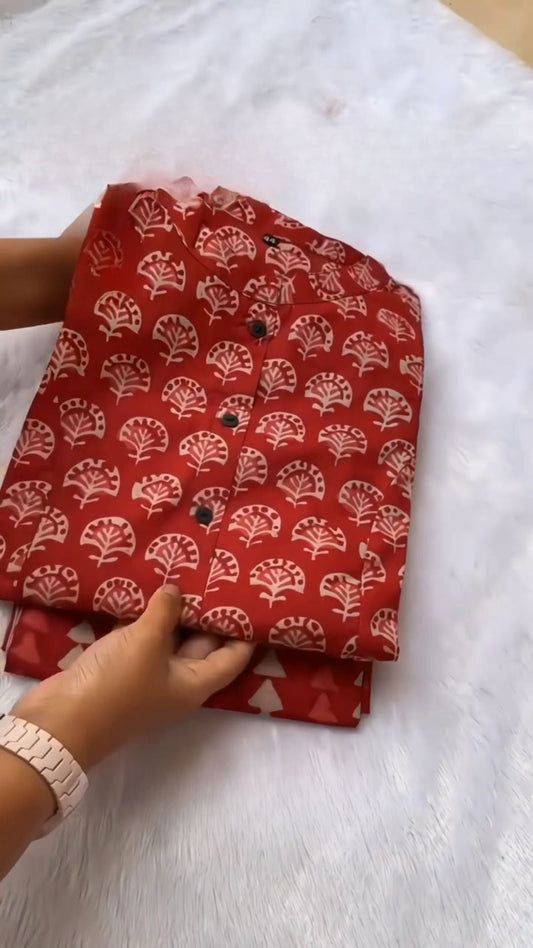 Festive Sp Daily wear Georgette Red Dress