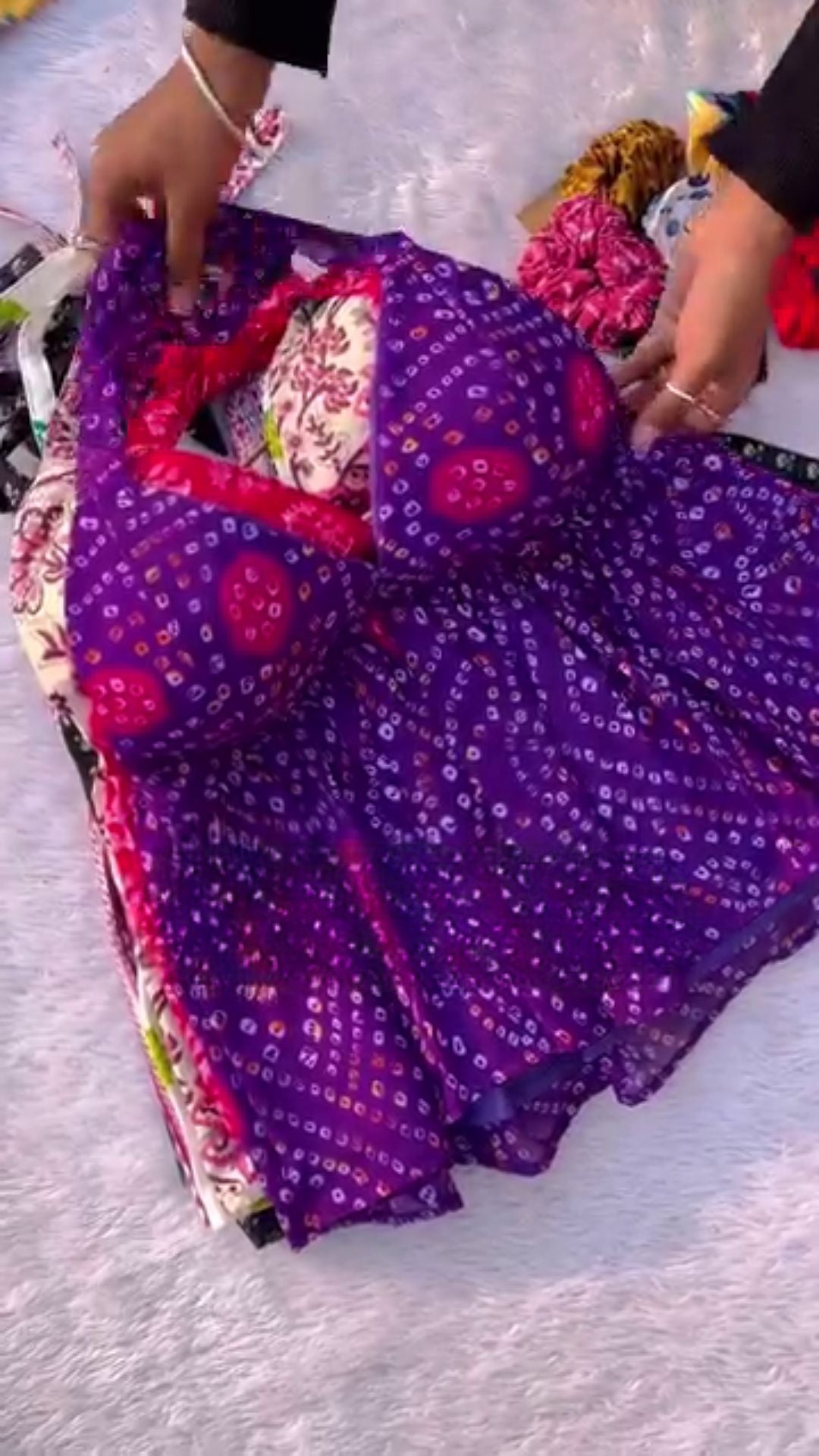 Festive Sp Women Floral Printed Cotton Purple Top