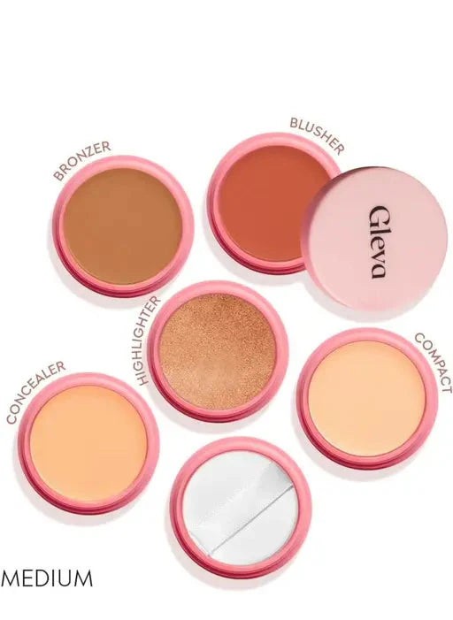 Dhamakaa Exclusive Sale Makeup Stack 5-in-1, Smooth & Blendable, Travel-Friendly Kit AK(6JN)1