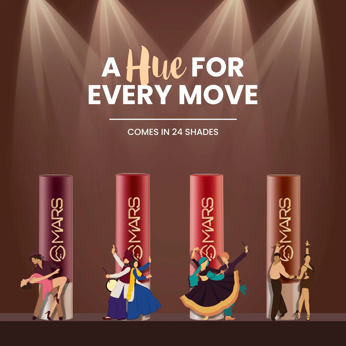 Dhamakaa Exclusive Sale MARS Cosmetics Creamy Matte Long Lasting Lipstick 7JN 3