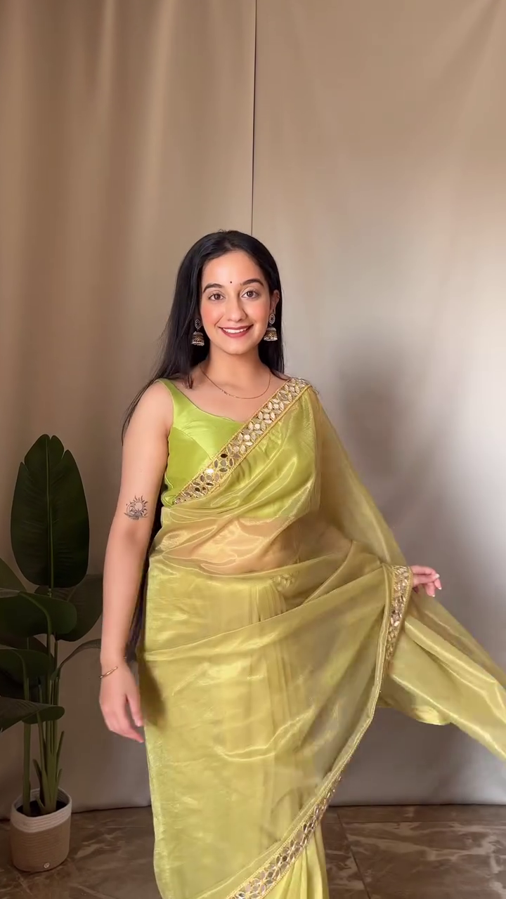 Festive Sp Floral Trending Saree Online Lime Light