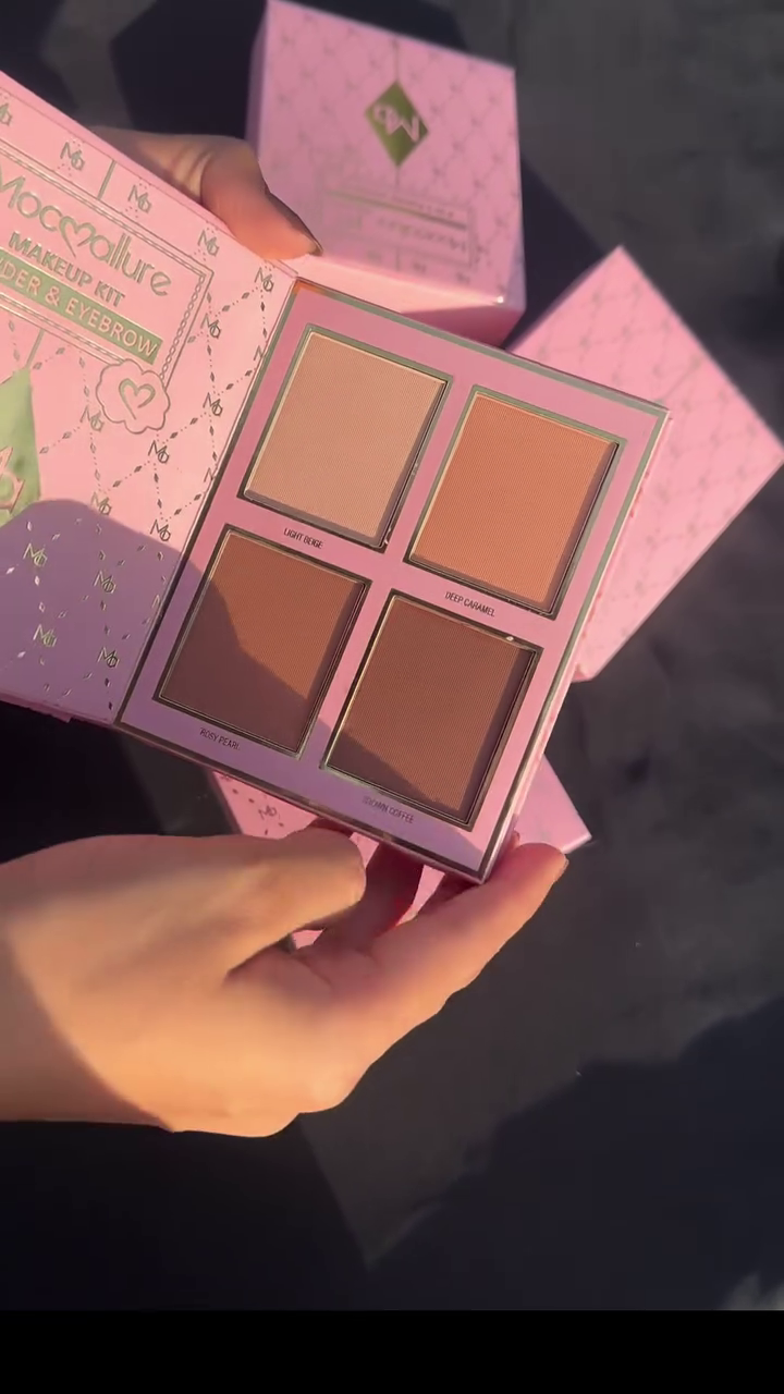 Dhamakaa Exclusive Sale Mocullare 4 In 1 Makeup Book Palette With Eyeshadow,Blusher,Highlighter, Lipstick NK4(17M)