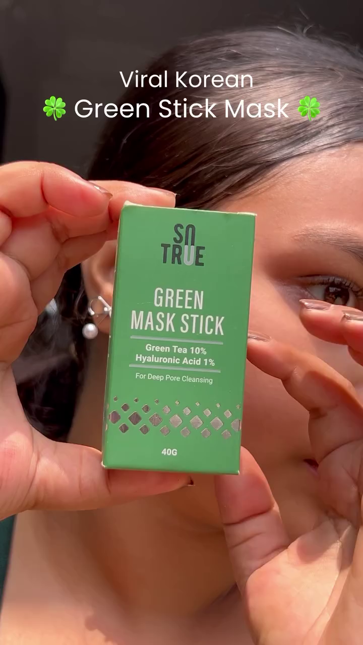 Dhamakaa Exclusive Sale Offer Green Tea Mask Stick | Deep Cleansing Face Mask for Hydrated and Clear Skin AK2(24M)