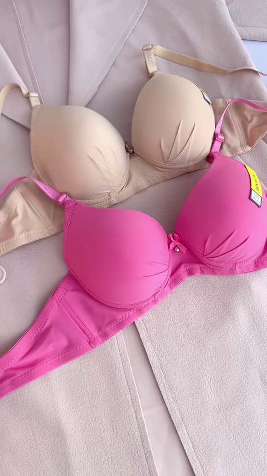 Dhamakaa Exclusive Sale Most comfortable Seamless Bra in Pink and nude