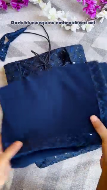 Dhamakaa Exclusive Sale Sequin Blue Designer Dress Set with Sequin work only 90/- 2AG2