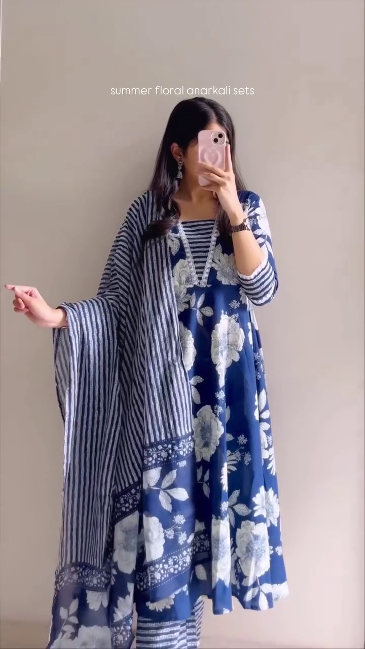 Summer Floral New Arrival Georgette Casual Dress 16apr1